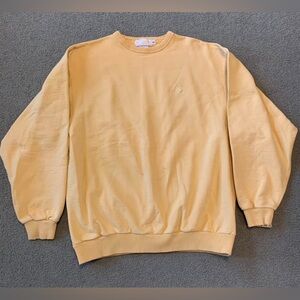 Mens Northern Reflections Yellow Cotton Sweatshirt XL